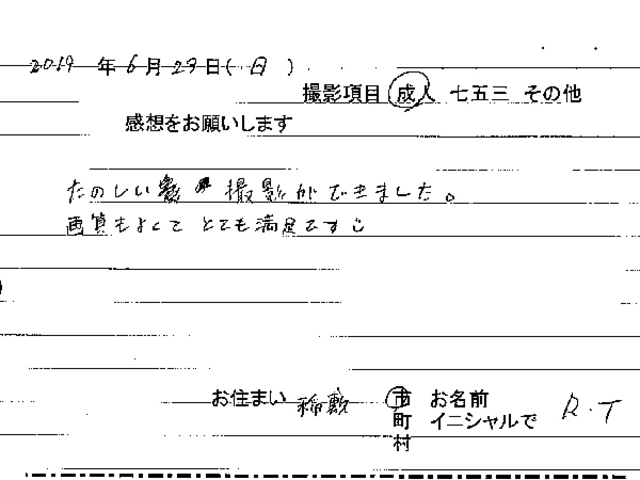 稲敷市　成人前撮りのお客様